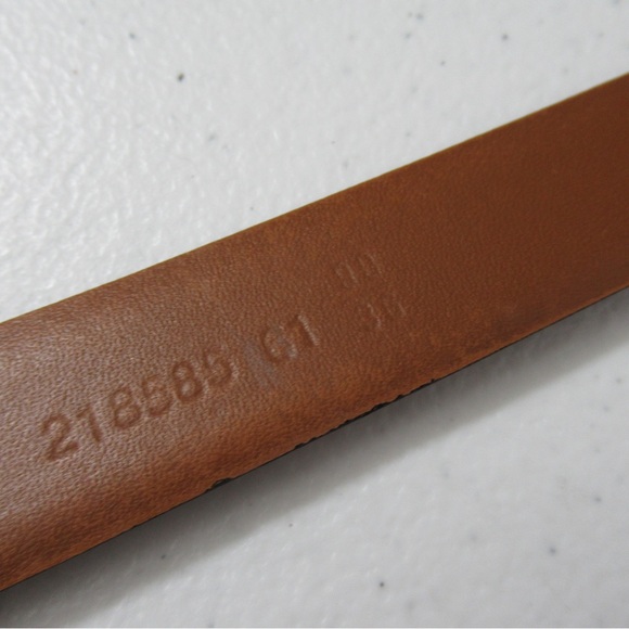 Christian Dior Vintage Split Leather Brown Belt - Picture 8 of 17